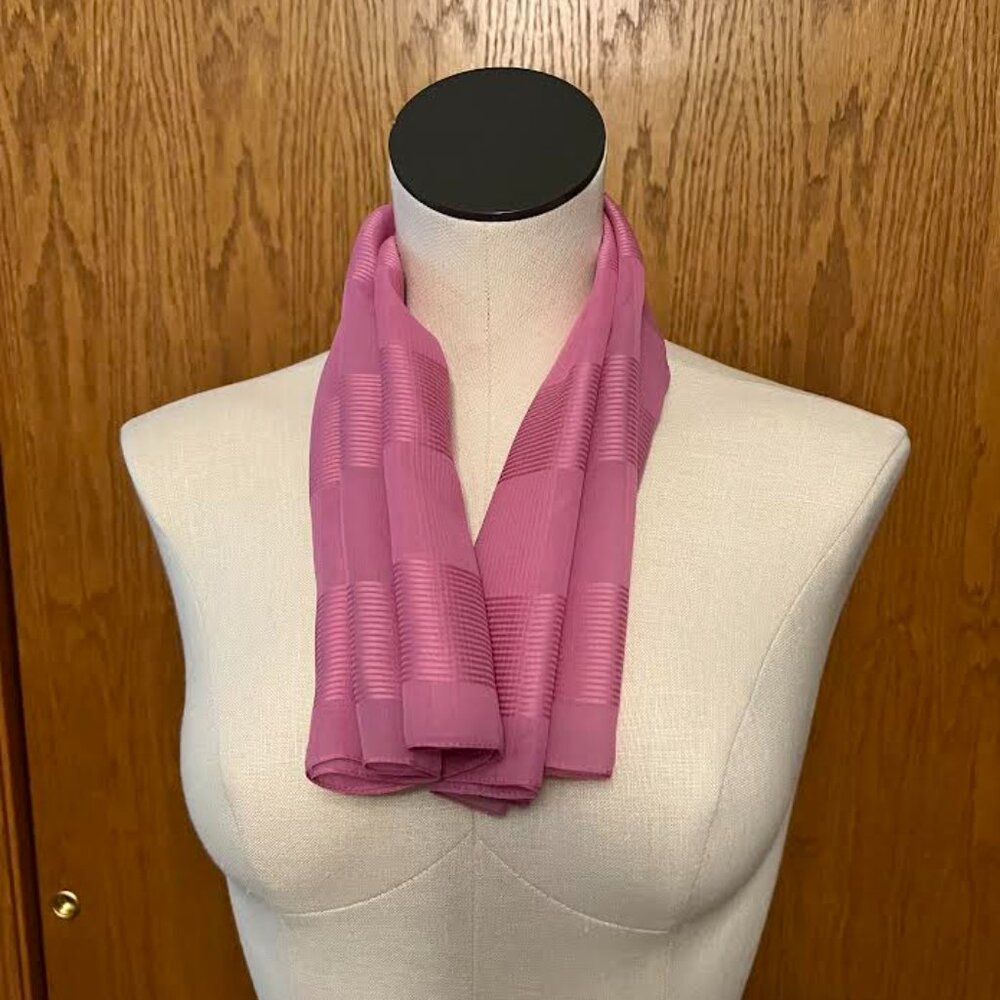 Vintage Square Scarf / Color: Pink Rose
